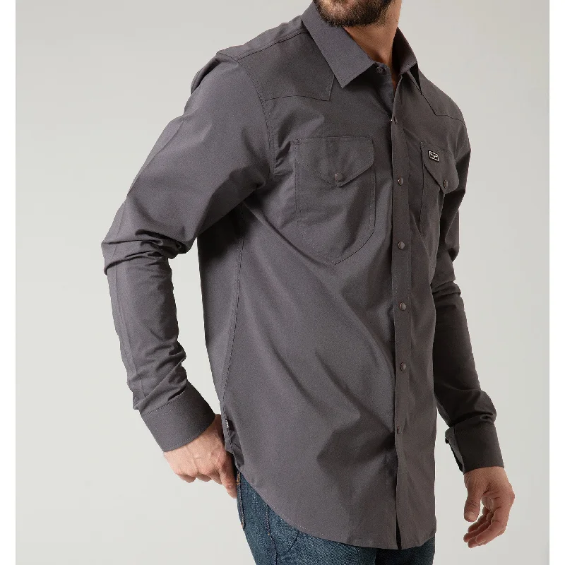 Kimes Men's Charcoal Blackout Shirt