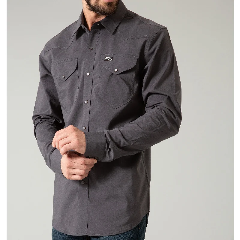 Kimes Men's Charcoal Blackout Shirt