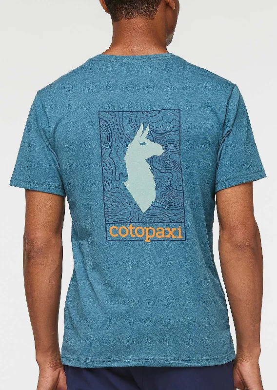 Cotopaxi Men's Llama Map Organic T-Shirt