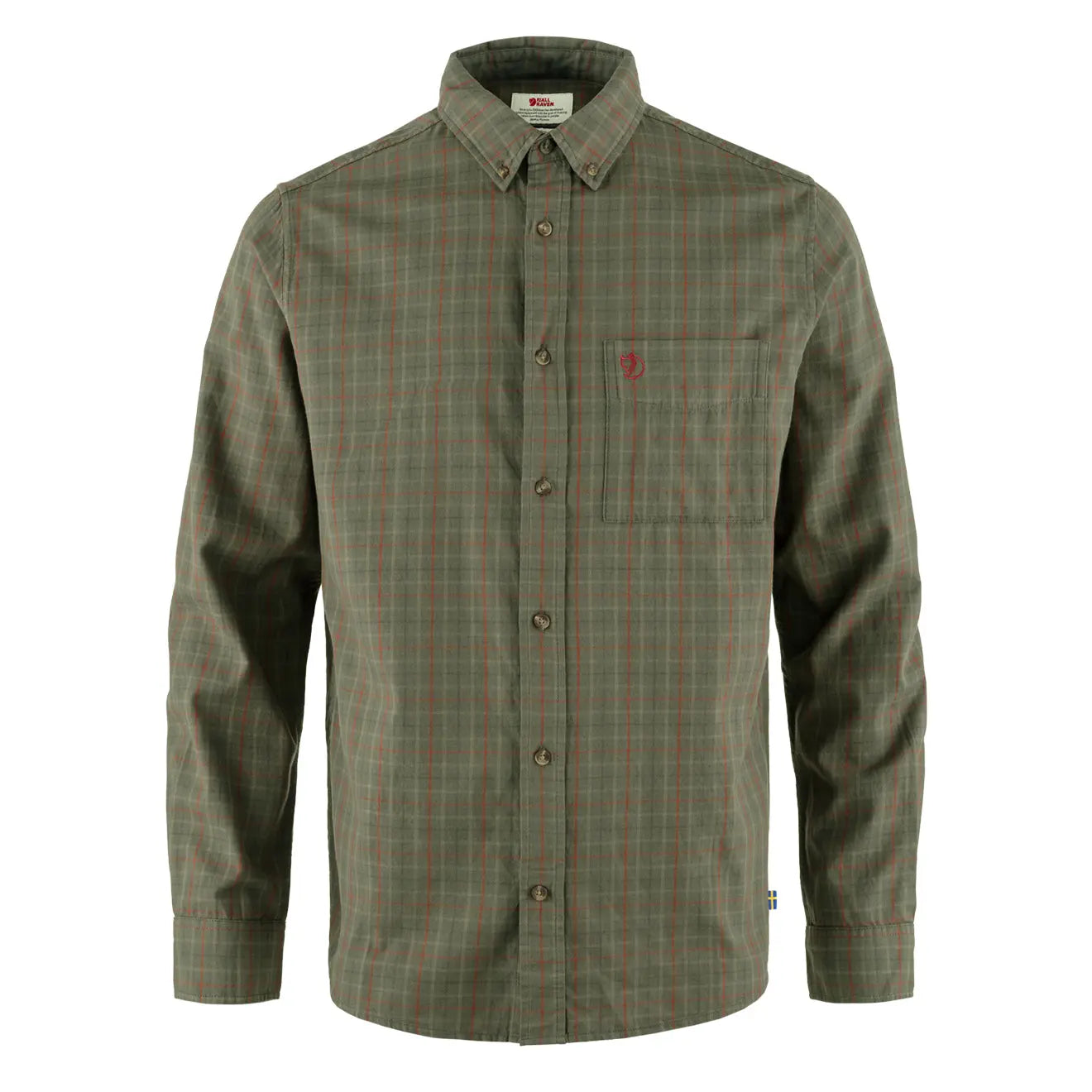 Fjallraven Sormland Lite Flannel Shirt Laurel Green / Light Olive