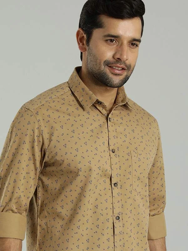 Men Printed Full Sleeve Cotton Blend Shirt