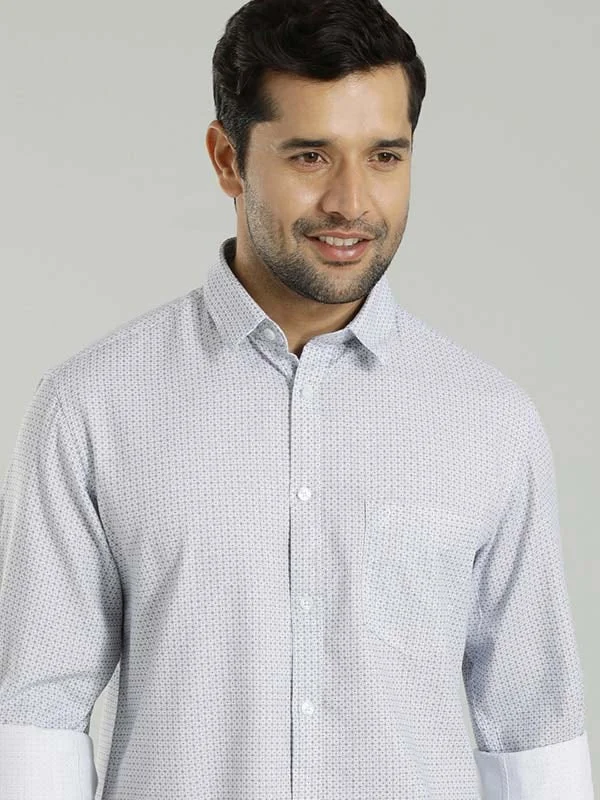 Men Printed Full Sleeve Cotton Shirt