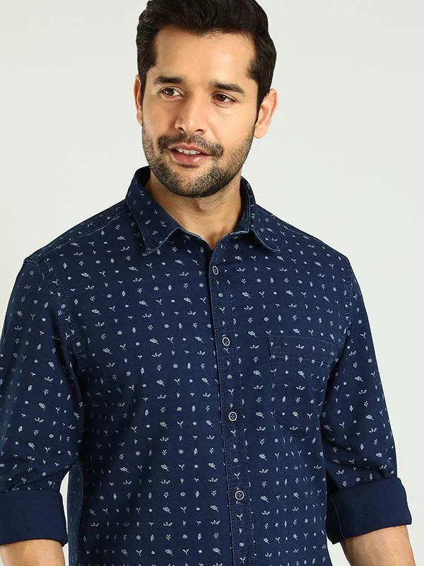 Men Printed Full Sleeve Cotton Shirt