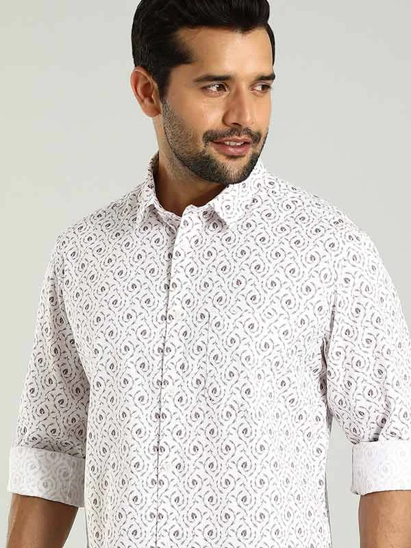 Men Printed Full Sleeve Cotton Shirt