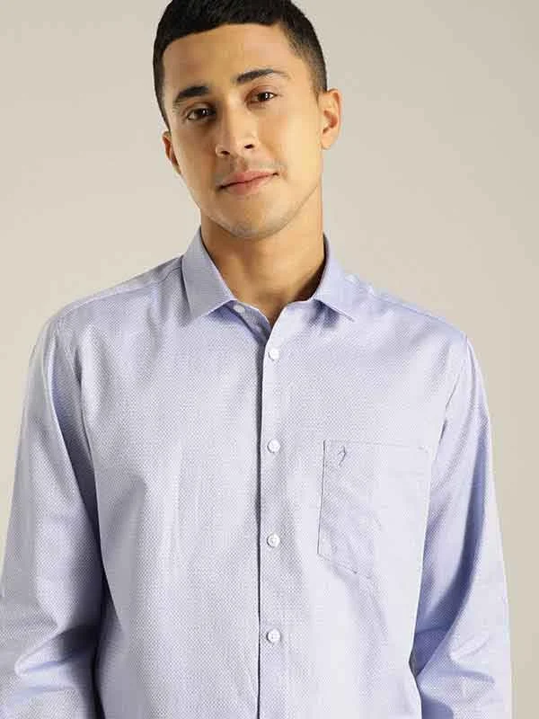 Men Solid Full Sleeve Cotton Shirt