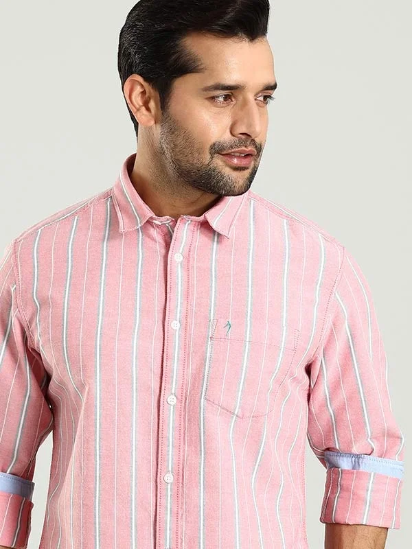 Men Striped Full Sleeve Cotton Shirt