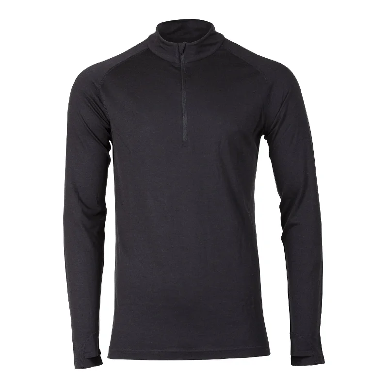 Men's Aspect Midweight Quarter Zip Merino Wool Base Layer Shirt