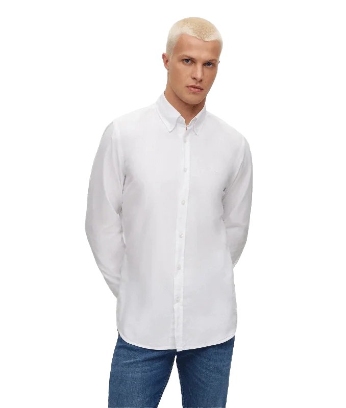 Regular Fit Oxford Shirt - White