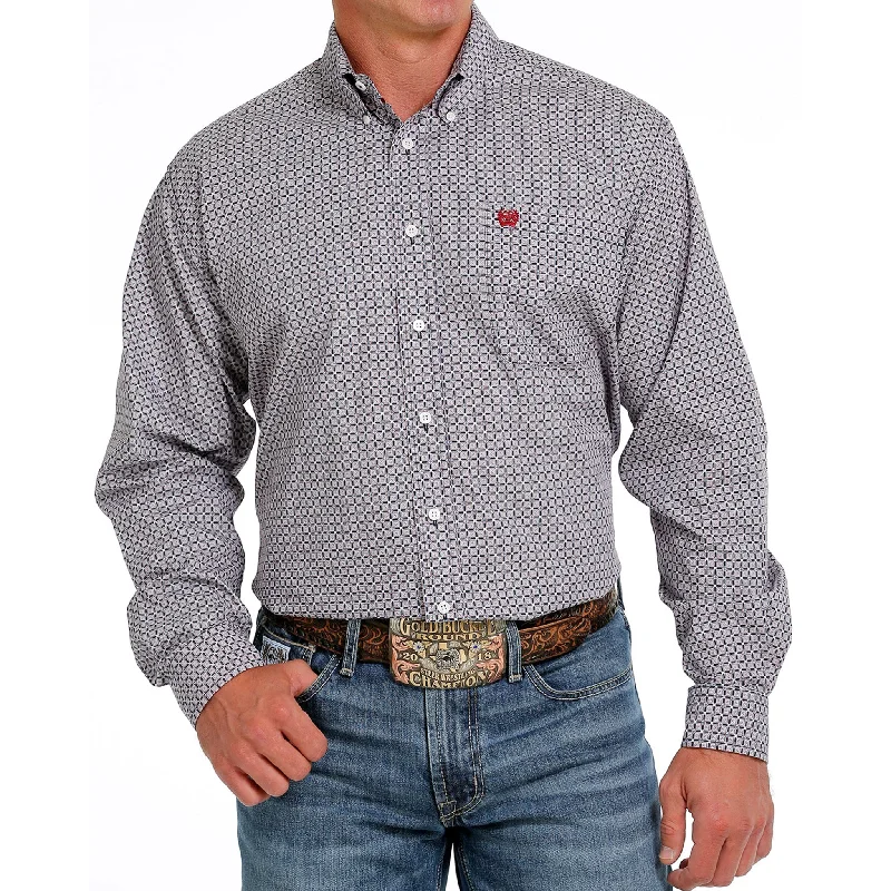 Cinch Men's Geo Multi Color Print Shirt