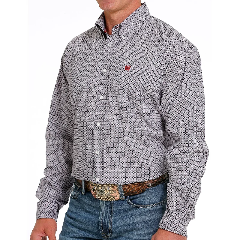 Cinch Men's Geo Multi Color Print Shirt