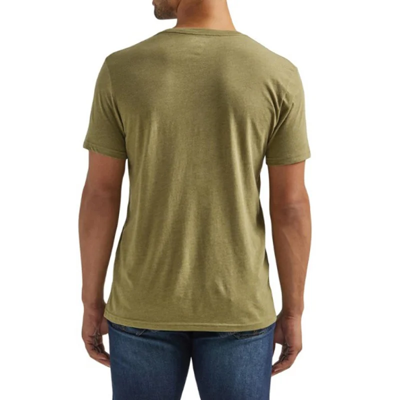 Wrangler Olive Heather Damn Strait Tee