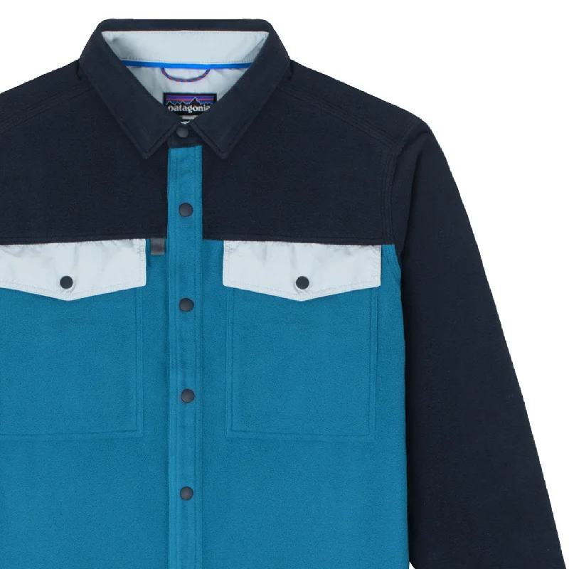 Patagonia L/S Early Rise Snap Shirt Wavy Blue