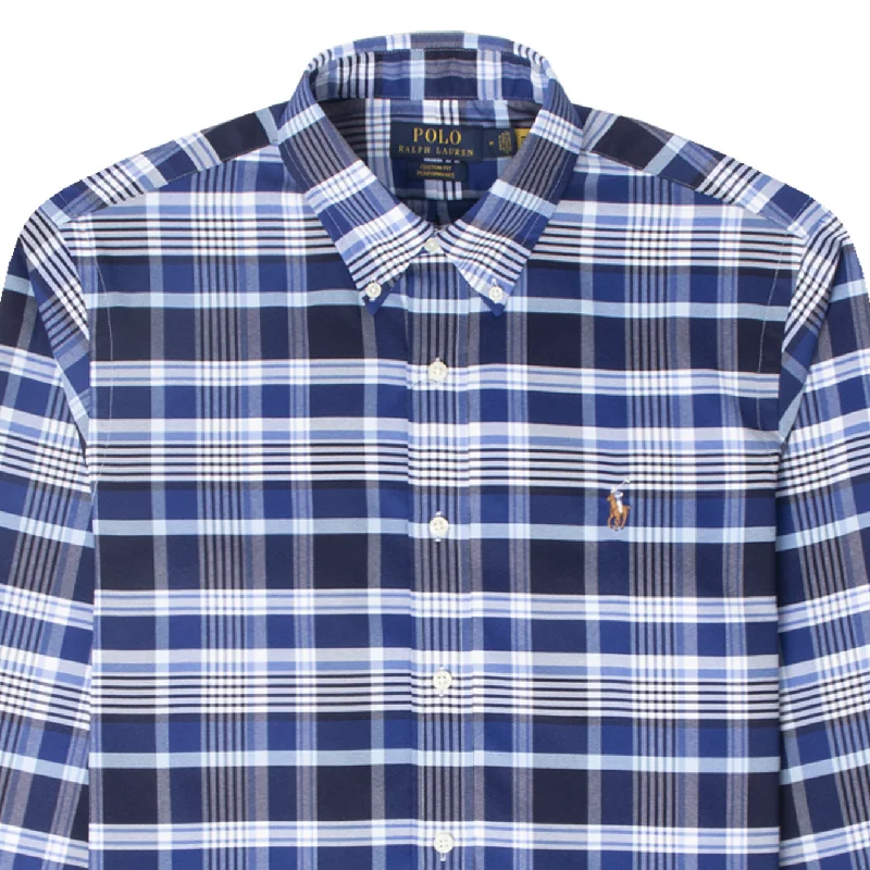 Polo Ralph Lauren Custom Fit L/S Check Shirt Navy Multi