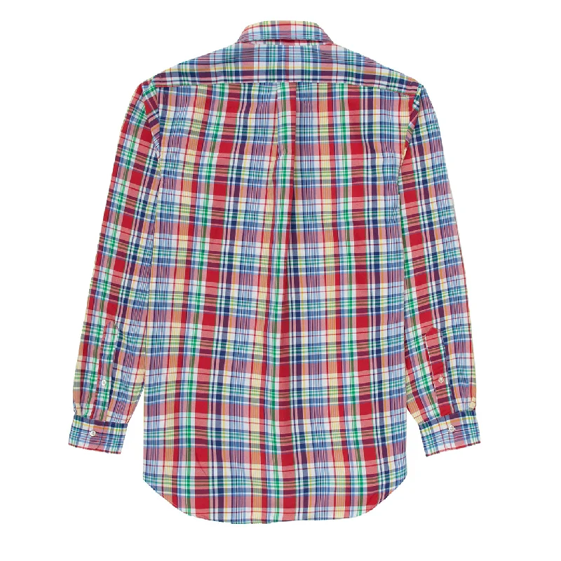 Polo Ralph Lauren Custom Fit Oxford Shirt Red / Blue Multi