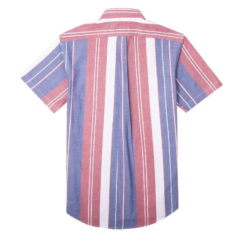 Polo Ralph Lauren Custom Fit S/S Striped Shirt Blue / Red Multi