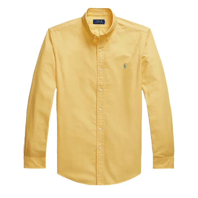 Polo Ralph Lauren LS Twill Slim Fit Shirt Empire Yellow