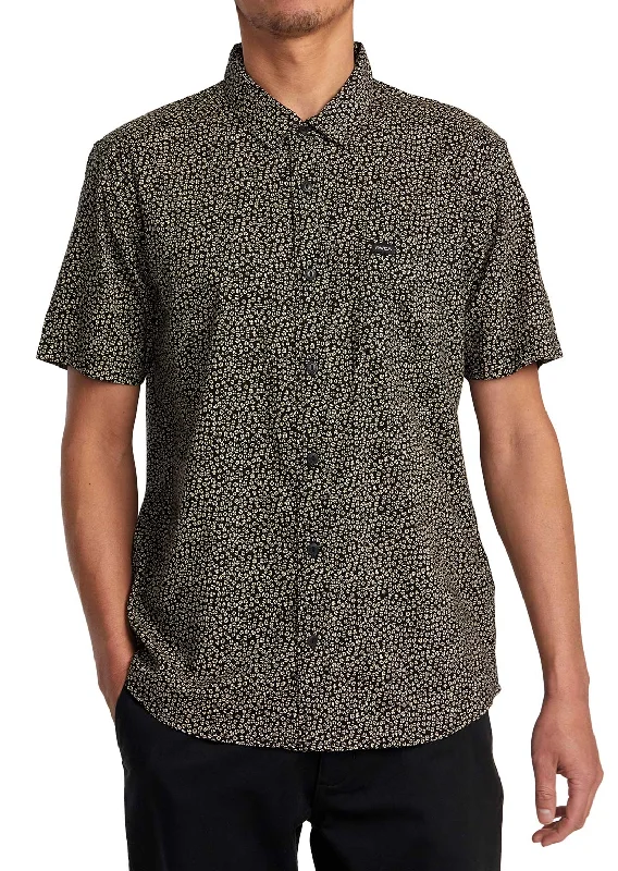 RVCA Men's Morning Glory Shortsleeve Shirt