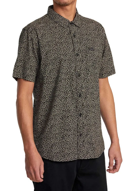 RVCA Men's Morning Glory Shortsleeve Shirt