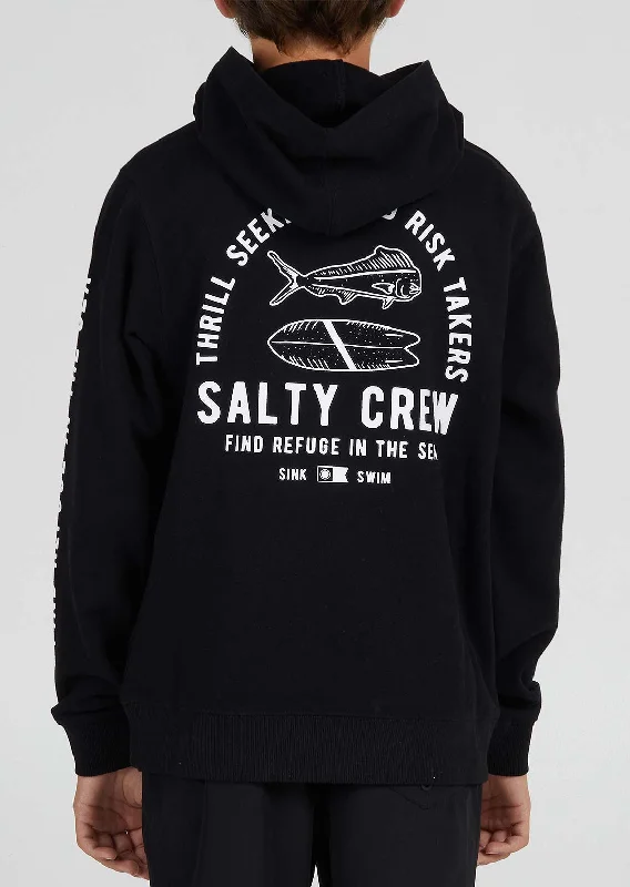 Salty Crew Junior Lateral Line Fleece Hood