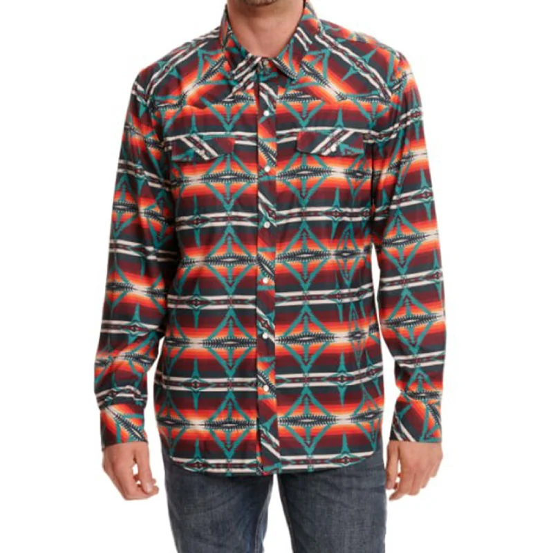 Rock & Roll Denim Men's Aztec Serape Shirt