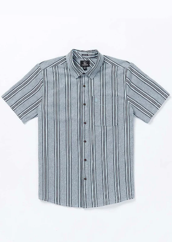 Volcom Men's Newbar Stripe Button Up Shirt