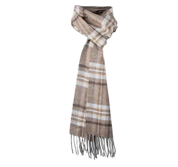 Dents Drybridge Tartan Check Lambswool Scarf