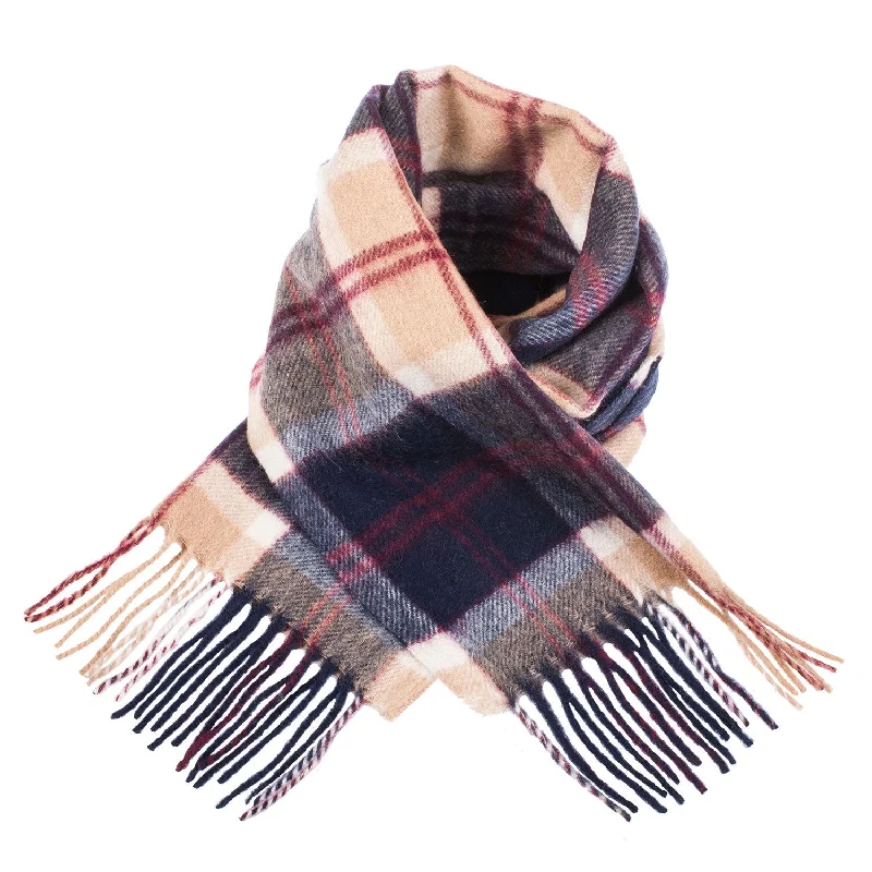 Edinburgh 100% Lambswool Scarf  Bannockbane Navy