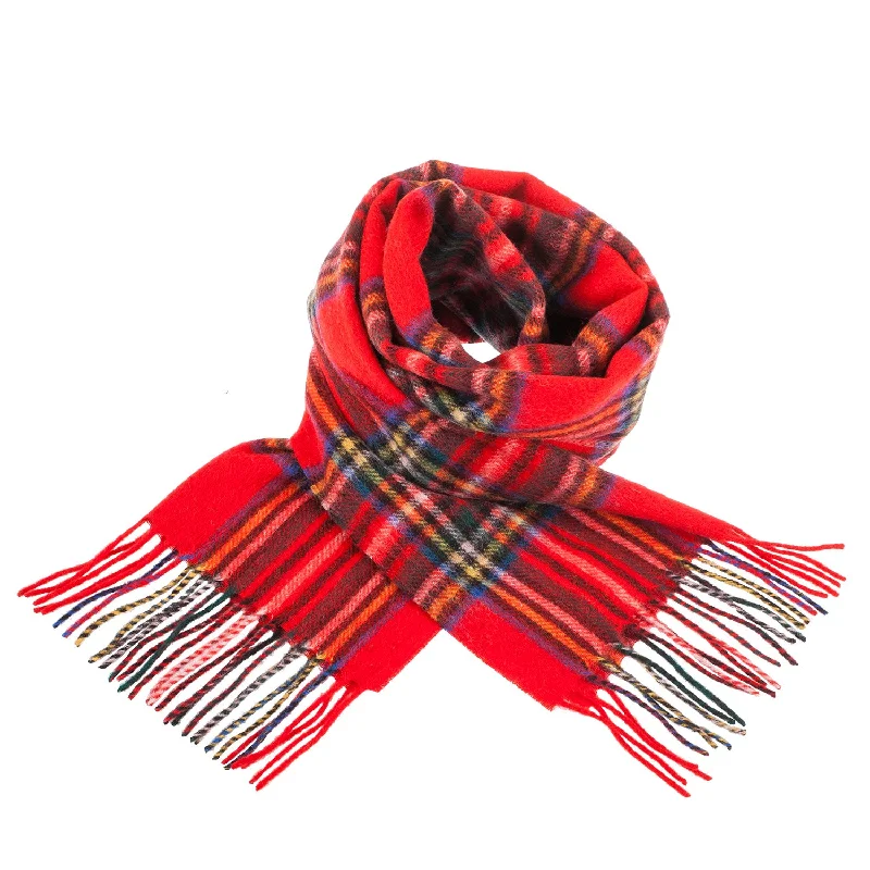 Edinburgh 100% Lambswool Scarf  Stewart Royal