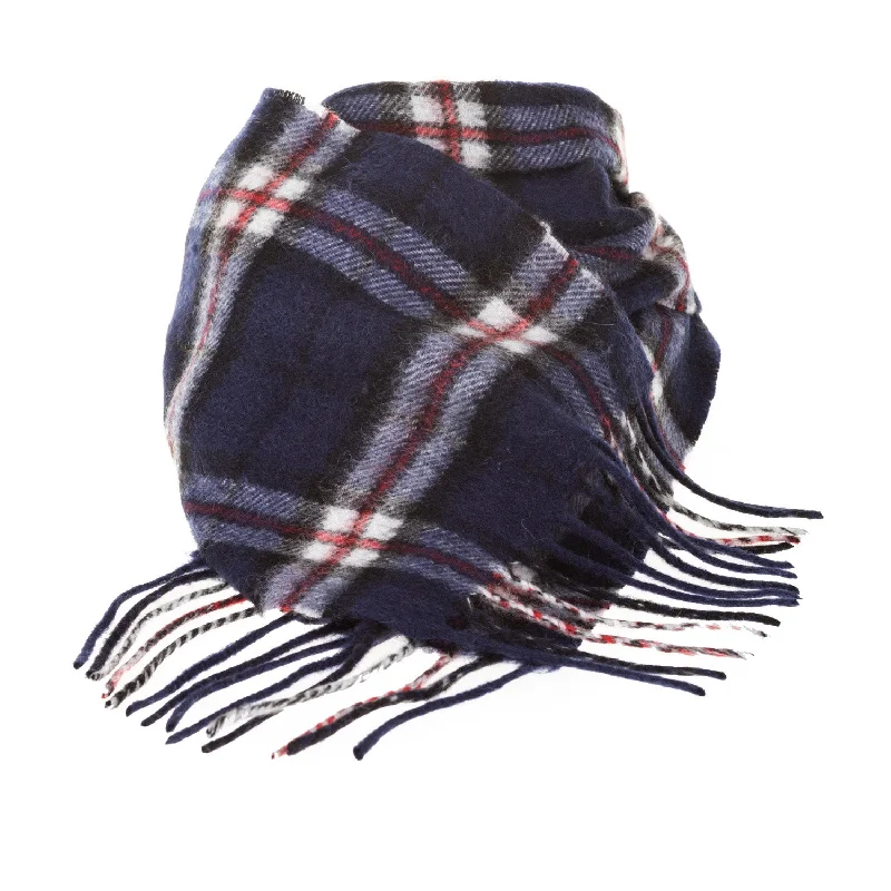 Edinburgh Cashmere Mini Scarf  Thomson Navy