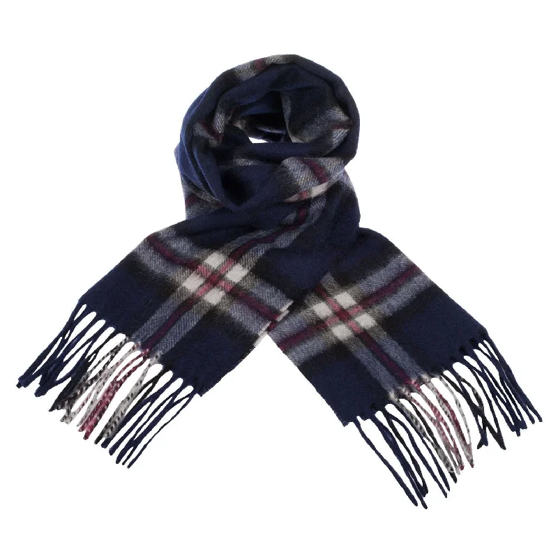 Edinburgh Cashmere Scarf  Thomson Navy