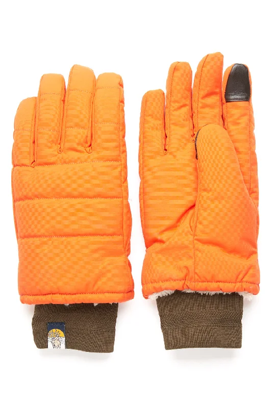 Elmer Knit Cuff Gloves - Orange