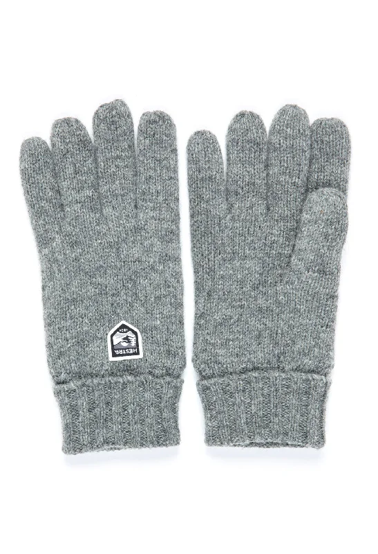 Hestra Basic Wool Gloves - Grey