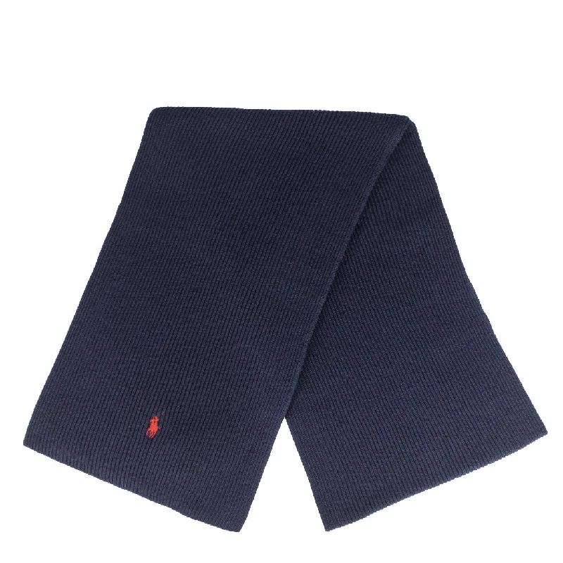 Polo Ralph Lauren Merino Wool Scarf Hunter Navy