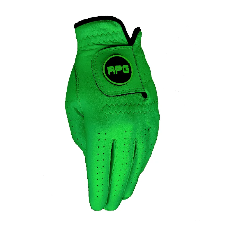 RPG 100% Cabretta Leather Color Golf Glove (Mens-Green)