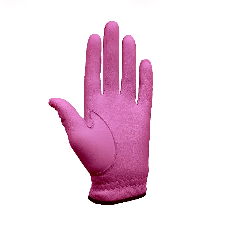 RPG 100% Cabretta Leather Color Golf Glove (Mens-Pink)