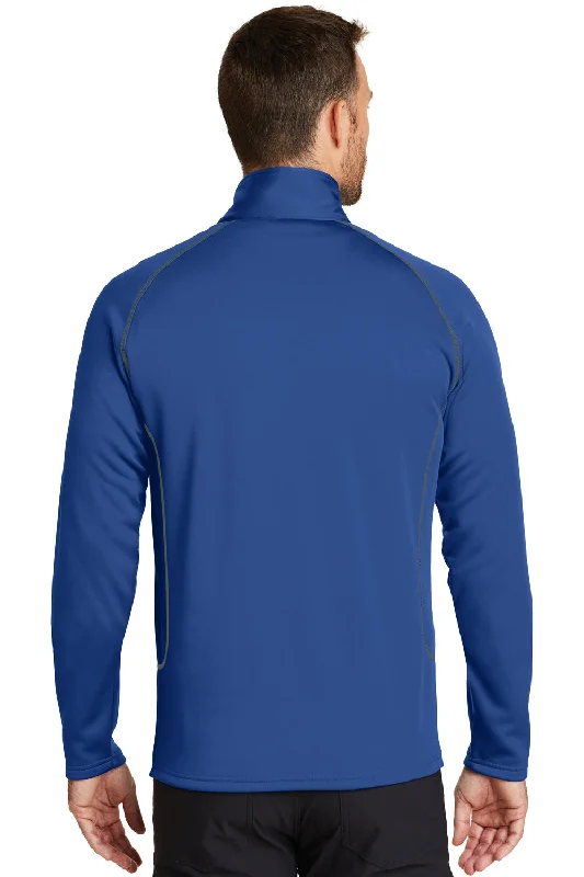 Eddie Bauer Mens Smooth Fleece 1/4 Zip Sweatshirt - Cobalt Blue