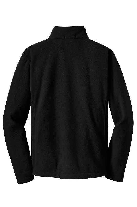 Port Authority Mens Fleece 1/4 Zip Sweatshirt - Black