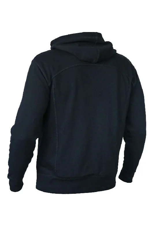 Quikflip Mens 2-in-1 Hero Classic Full Zip Hooded Sweatshirt Hoodie - Black - NEW