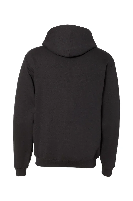 Russell Athletic Mens Dri Power Moisture Wicking Full Zip Hooded Sweatshirt Hoodie - Black - NEW