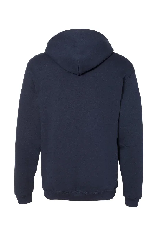 Russell Athletic Mens Dri Power Moisture Wicking Full Zip Hooded Sweatshirt Hoodie - Navy Blue - NEW