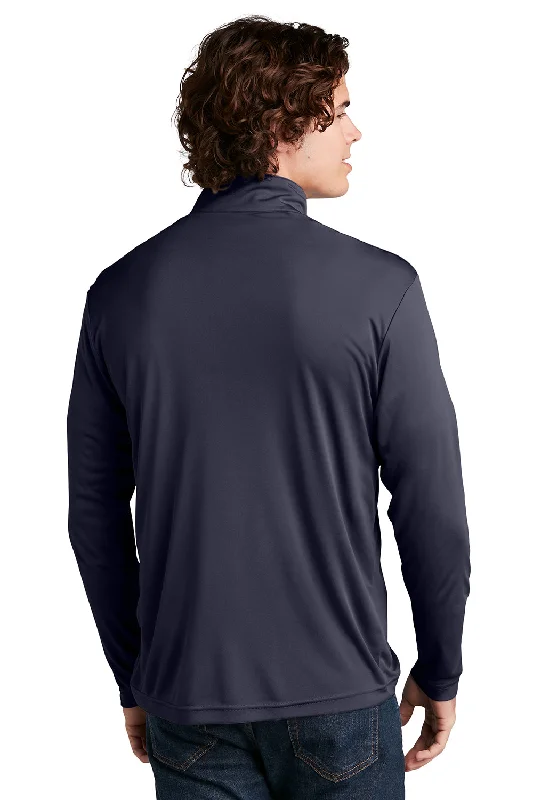 Sport-Tek Mens Competitor Moisture Wicking 1/4 Zip Sweatshirt - True Navy Blue