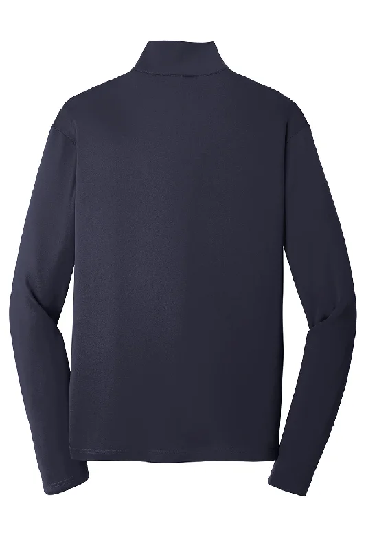 Sport-Tek Mens Competitor Moisture Wicking 1/4 Zip Sweatshirt - True Navy Blue