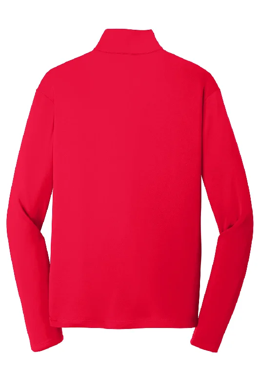 Sport-Tek Mens Competitor Moisture Wicking 1/4 Zip Sweatshirt - True Red