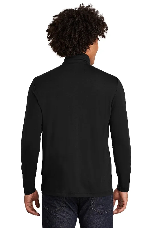 Sport-Tek Mens Moisture Wicking 1/4 Zip Sweatshirt - Black