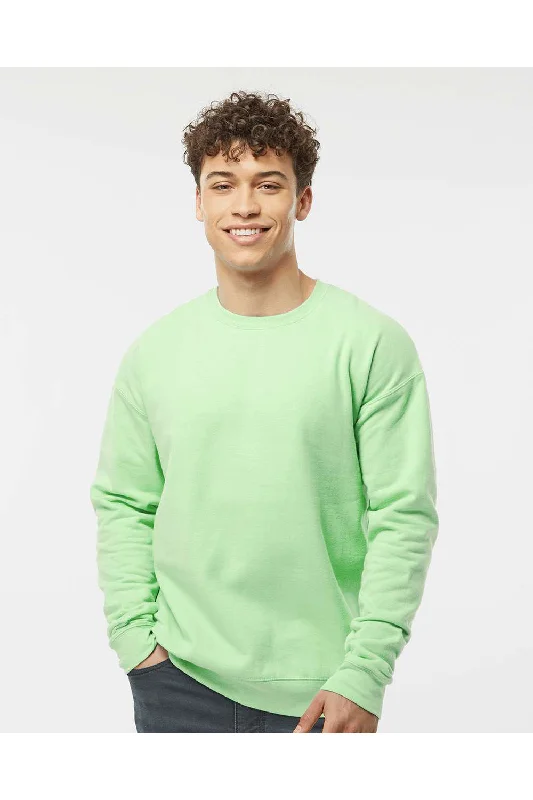 Tultex Mens Fleece Crewneck Sweatshirt - Neo Mint Green - NEW