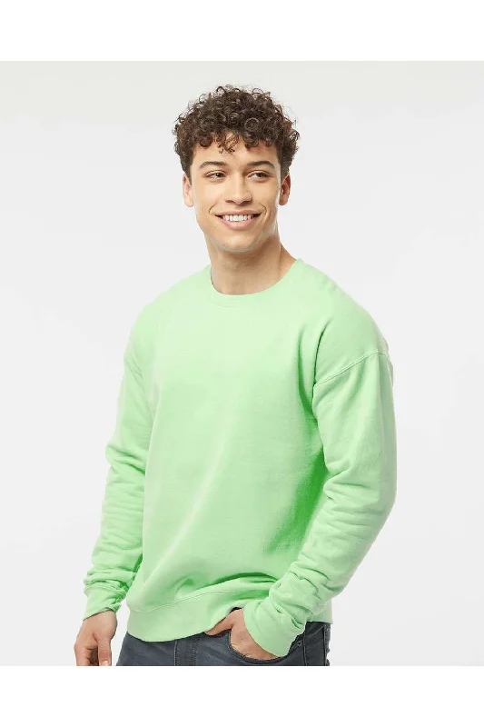 Tultex Mens Fleece Crewneck Sweatshirt - Neo Mint Green - NEW