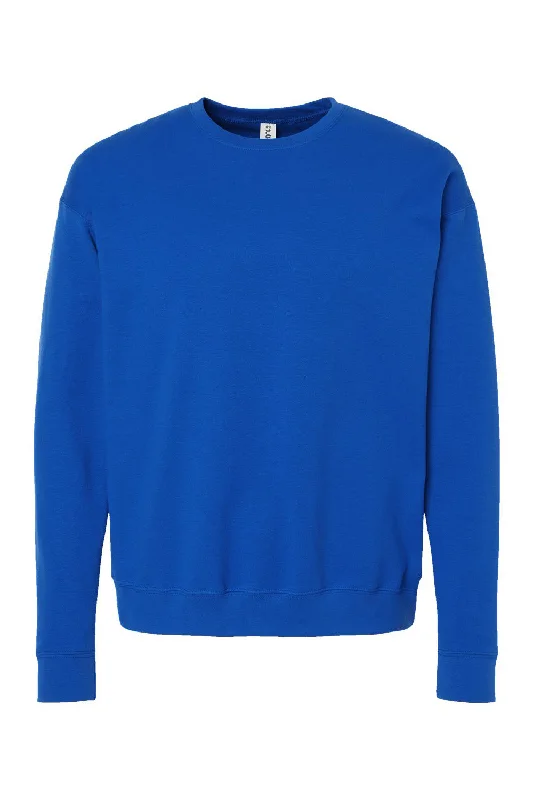 Tultex Mens Fleece Crewneck Sweatshirt - Royal Blue - NEW