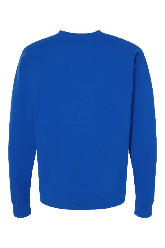 Tultex Mens Fleece Crewneck Sweatshirt - Royal Blue - NEW