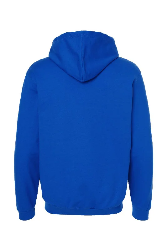 Tultex Mens Full Zip Hooded Sweatshirt Hoodie - Royal Blue - NEW