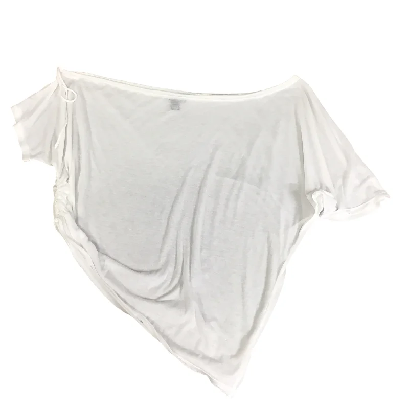 Top Short Sleeve By Clothes Mentor In White, Size: S